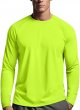 Mens Long Sleeve Workout Shirts Moisture Wicking Running Athletic Sport Performance T-shirt Lightweight SPF Sun Shirt