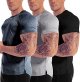 Men's 3pack Dry Fit Workout Gym Short Sleeve T Shirt Moisture Wicking Active Athletic Performance Running Shirts