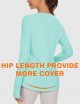 Women's Workout Tops Long Sleeve Running Hiking Athletic Gym Shirts Lightweight UPF50+ UV Rash Guard Sun Protection