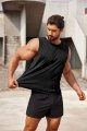 Mens 2 Pack Workout Tank Top UPF 50+ Quick Dry Sleeveless Swim Shirt Gym Muscle Athletic Summer Beach T Shirts