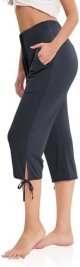 Women's Pajama Bottoms High Waisted Capri Pants Wide Leg Yoga Pants with Pockets Palazzo Pants For Women