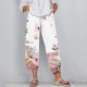 Women Joggers Jeans Casual Loose Elastic Waist Drawstring High Rise Stretch Distressed Denim Pants Sweatpants