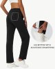 Women's Cotton Yoga Sweatpants Black