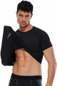 Men's Compression Shirts Short Sleeve Athletic Running T-Shirt Base-Layer Cool Dry Gym Undershirts Top