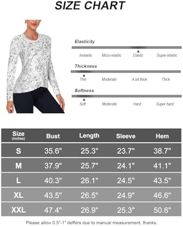 Women's Long Sleeve Workout Tops Cross Hem Quick Dry Athletic Running Yoga T-Shirts