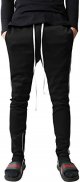 Mens Stripe Track Pants Skinny Fit Stretch Trouser Elastic Jogger Gym Workout