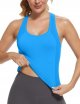 Workout Tops for Women Racerback Tank Tops Seamless Running Tank Tops Muscle Tank