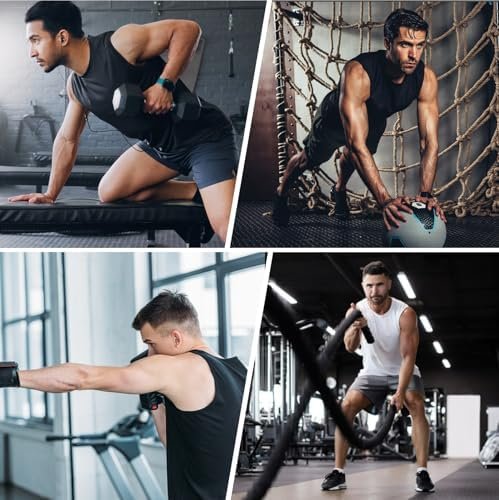 Men's Mesh Tank Top Shirt Quick Drying Sleeveless Shirts Fitted Muscle Tank Tops Sport Round Neck T-Shirt