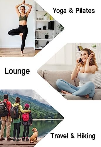 Yoga Pants Women Skin Friendly Leggings for Women Yoga Leggings Gym Workout Athletic Yoga Pants with Pockets