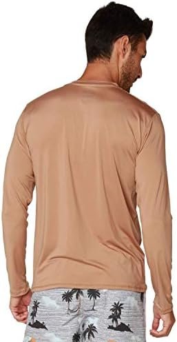 Mens Long Sleeve Sun Shirt UV Sun Protection Quick Dry Outdoor Shirt for Fishing Running Workout Hiking UPF50+