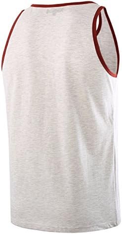 Men's Vintage Slim Fit Short/Long Raglan Sleeve Sleeveless Soft Cotton Blend Workout Baseball T-Shirts