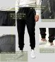 Men's Quick-Dry Water Resistant Nylon Track Jogger Pants W/Zipped Pockets