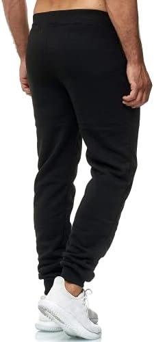 Fleece Jogger Sweatpants for Men with Pockets Bottom Athletic Sweat Pants Workout Running Casual Gym Size Small to 3XL