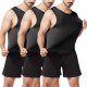 3 Pack Men Gym Workout Tank Tops Quick Dry Muscle Tee Shirts Mesh Bodybuilding Sleeveless Fitness T-Shirts