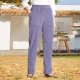 Work Pants for Women Straight Leg Elastic Waist with Pockets Casual Slacks Trousers Stretchy Sweatpants Women WQ08