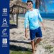 Mens Long Sleeve Sun Shirt UV Sun Protection Quick Dry Outdoor Shirt for Fishing Running Workout Hiking UPF50+