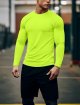 Mens Long Sleeve Workout Shirts Moisture Wicking Running Athletic Sport Performance T-shirt Lightweight SPF Sun Shirt