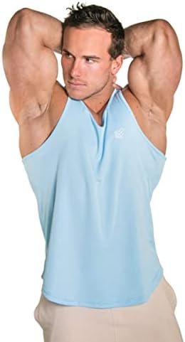 Men's Quick Dry Microfiber Bodybuilding Tank Top Y-Back Racerback