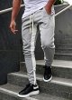 Men's Gym Sport Pants Hip Hop Slim Fit Track Pants Workout Running Athletic Jogger Bottom