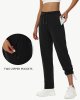 Women's Cotton Yoga Sweatpants Black