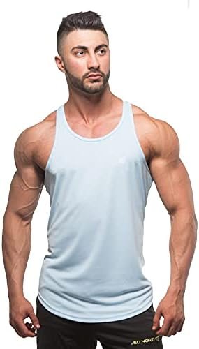 Men's Quick Dry Microfiber Bodybuilding Tank Top Y-Back Racerback