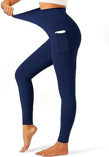 Yoga Pants Women Skin Friendly Leggings for Women Yoga Leggings Gym Workout Athletic Yoga Pants with Pockets